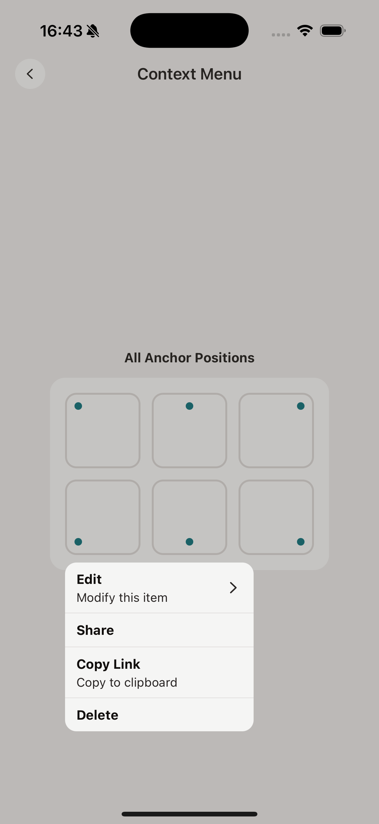 Component preview
